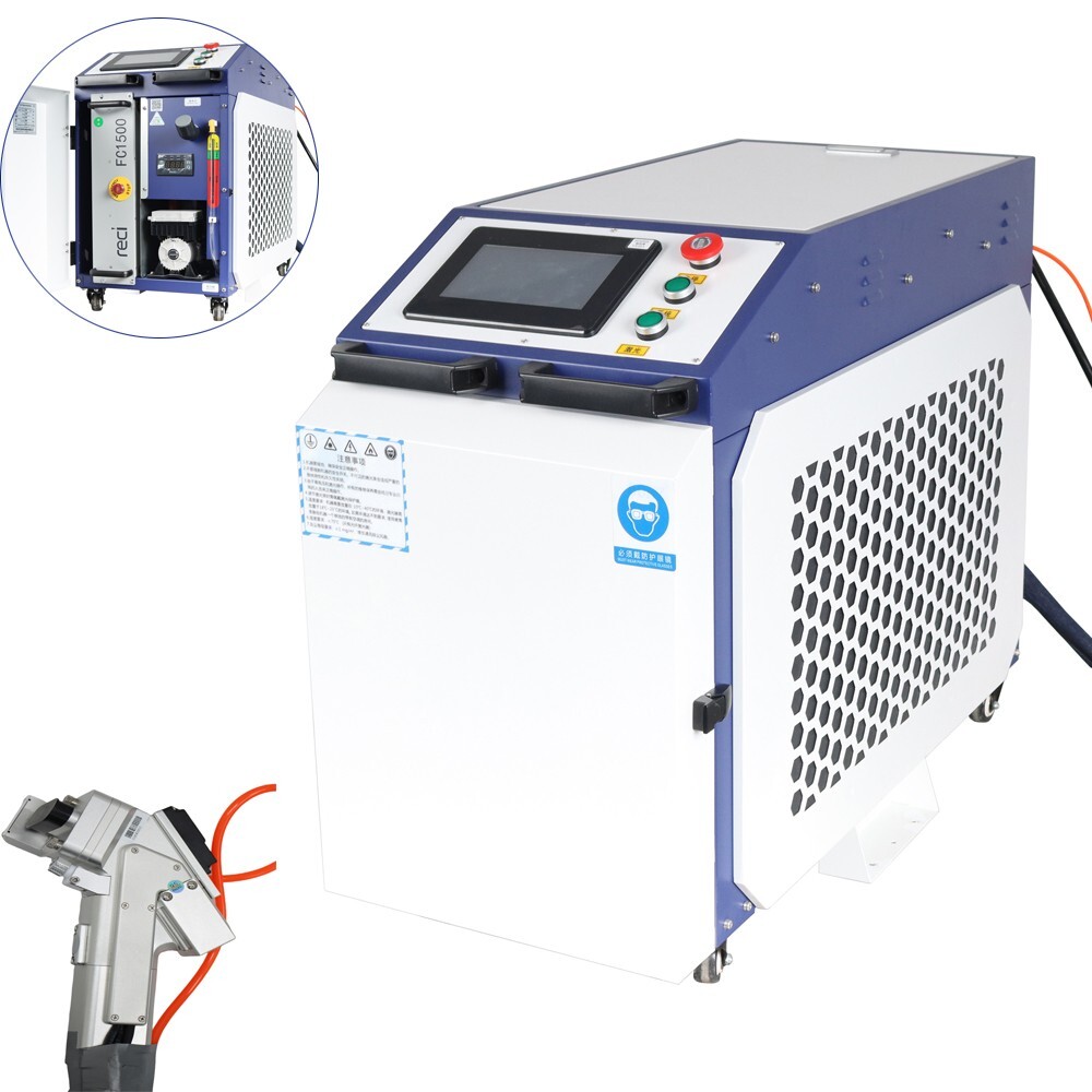 220V Laser Rust Remover Single-Phase Water Colling Metal Fiber Cleaning Machine