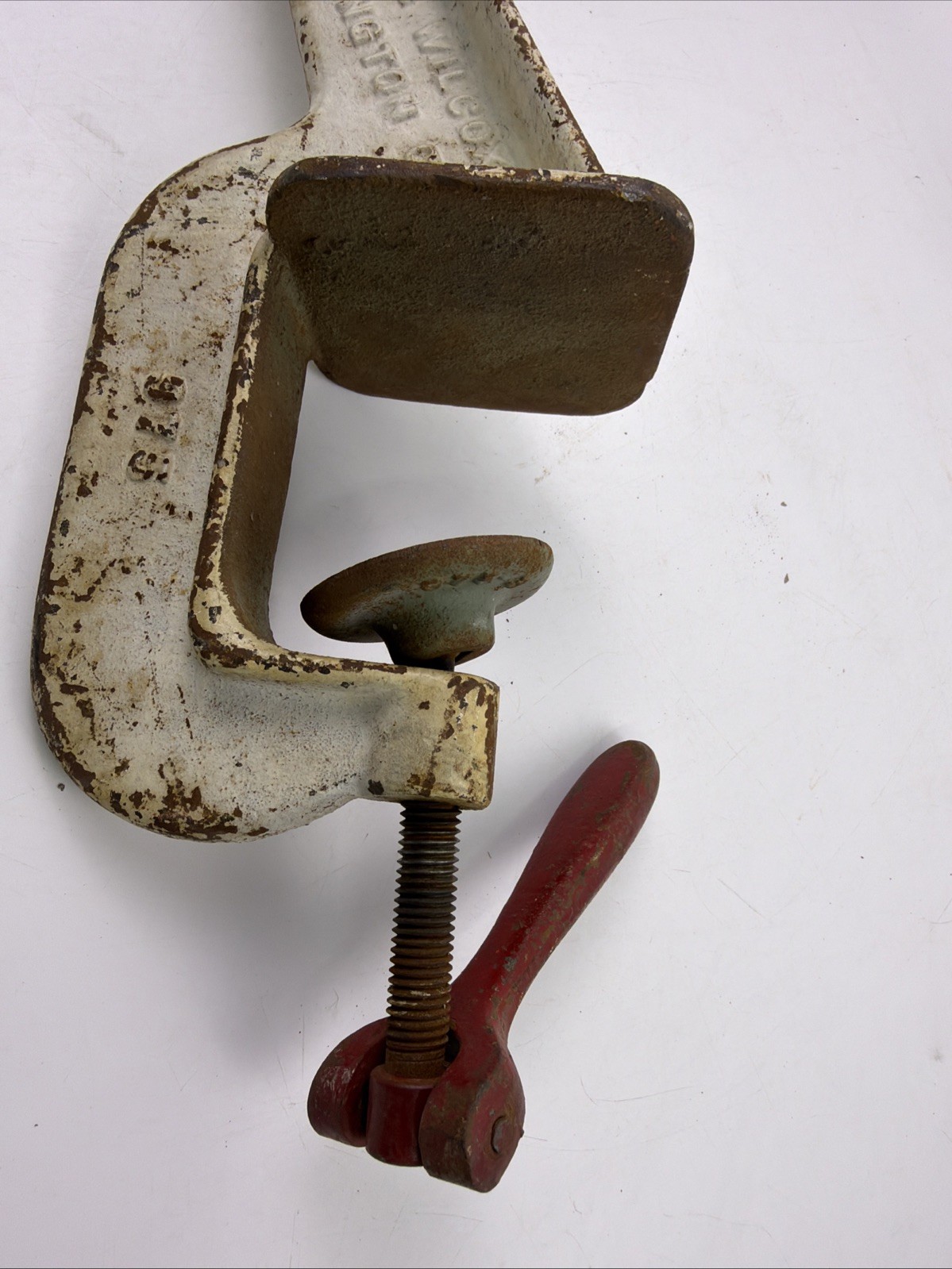 VTG Pexto Bench Mount Stand For Crimper Roller Bead Forming Roll Machine WHITE