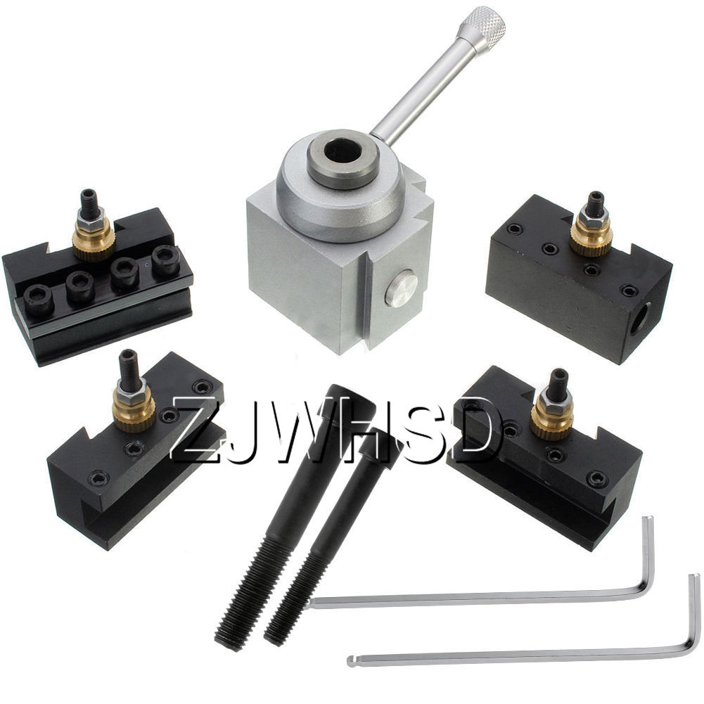 Mini Quick Change Tool Post Holder Kit Set for 7 x 10,12,14″ Multifix Toolholder