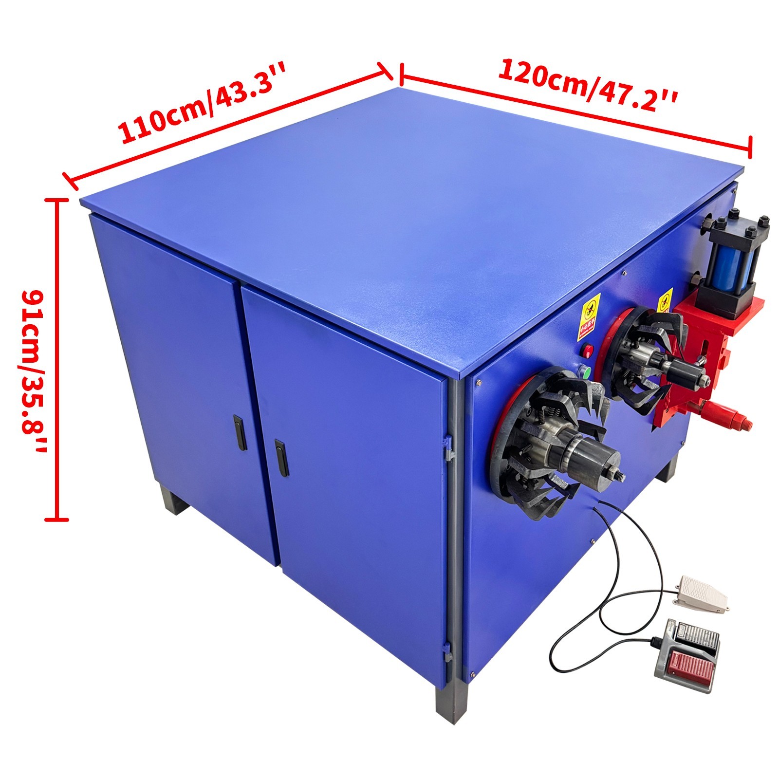 Dual-Head Hydraulic Motor Stator Copper Puller 220V Heavy Duty Recycling Machine