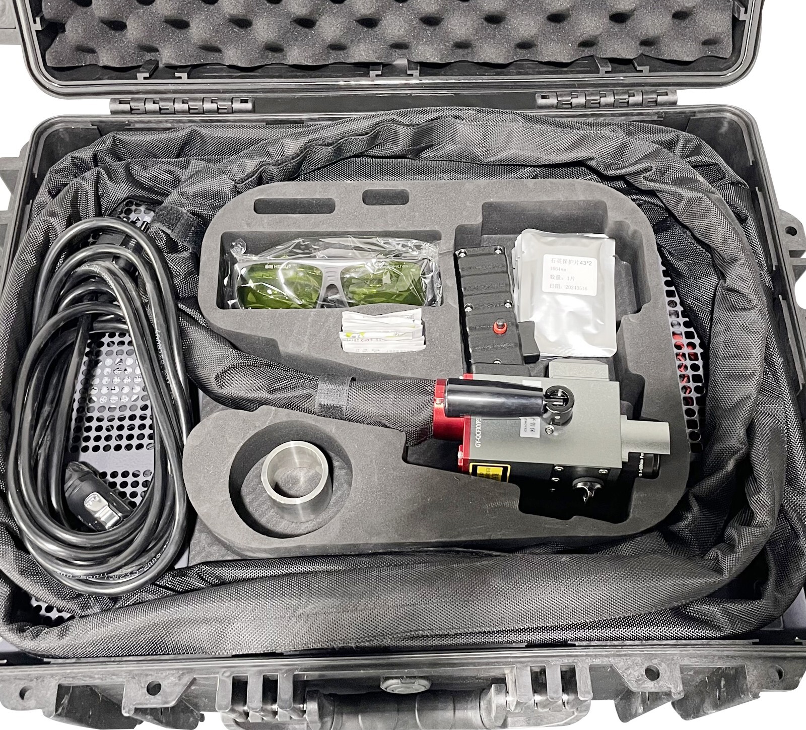 JPT 200W Suitcase Pulse Laser Cleaner Paint Stripping Metal Surface Cleaning FDA