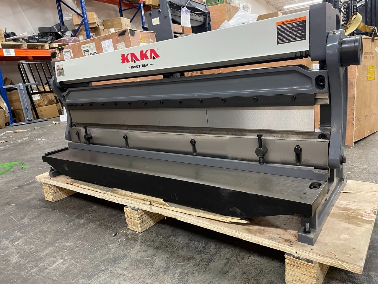 Sheet Metal Brake,52in 20Ga 3-IN-1 Shear and Slip Roll Combo (Not brand new)