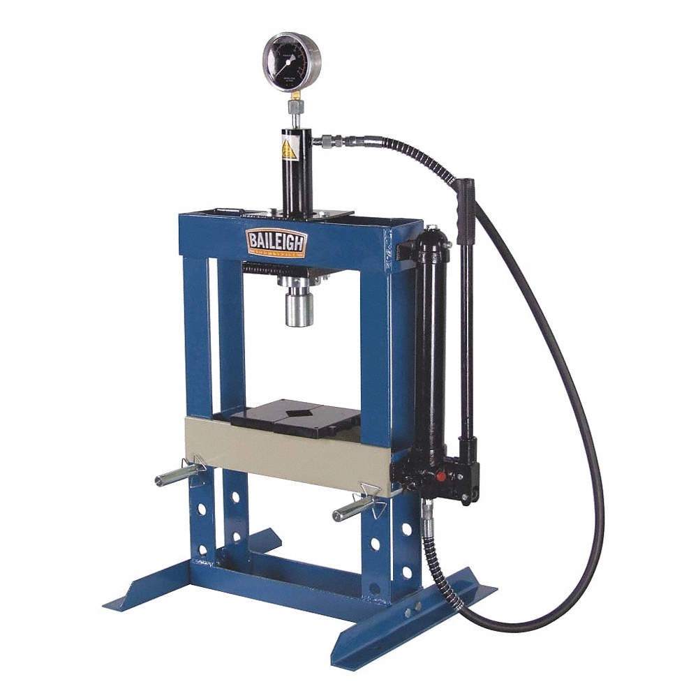 BAILEIGH INDUSTRIAL HSP-10H Hydraulic Press,Manual,10 tons 31XV07