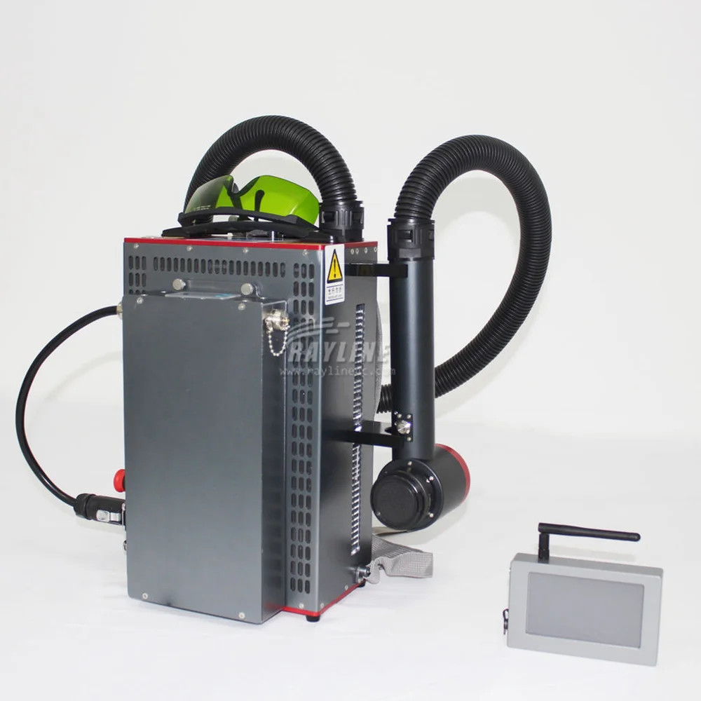 Backpack Mini Portable Pulse 50W 100W 200W 300W Laser Cleaning Machine For Remov