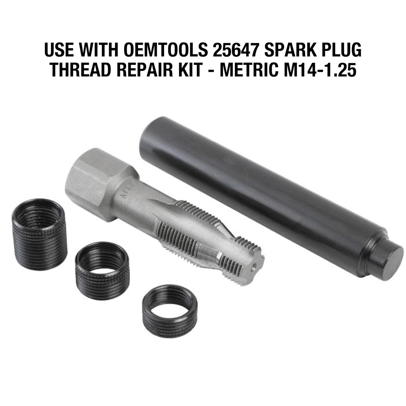 OEMTOOLS 25648 Fix-A-Thread Spark Plug Saver Inserts Kit, Metric, M14-1.25 |
