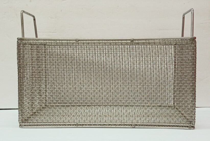 Parts Washing Basket MARLIN STEEL WIRE PRODUCTS Stainless Steel Mesh 12x18x12