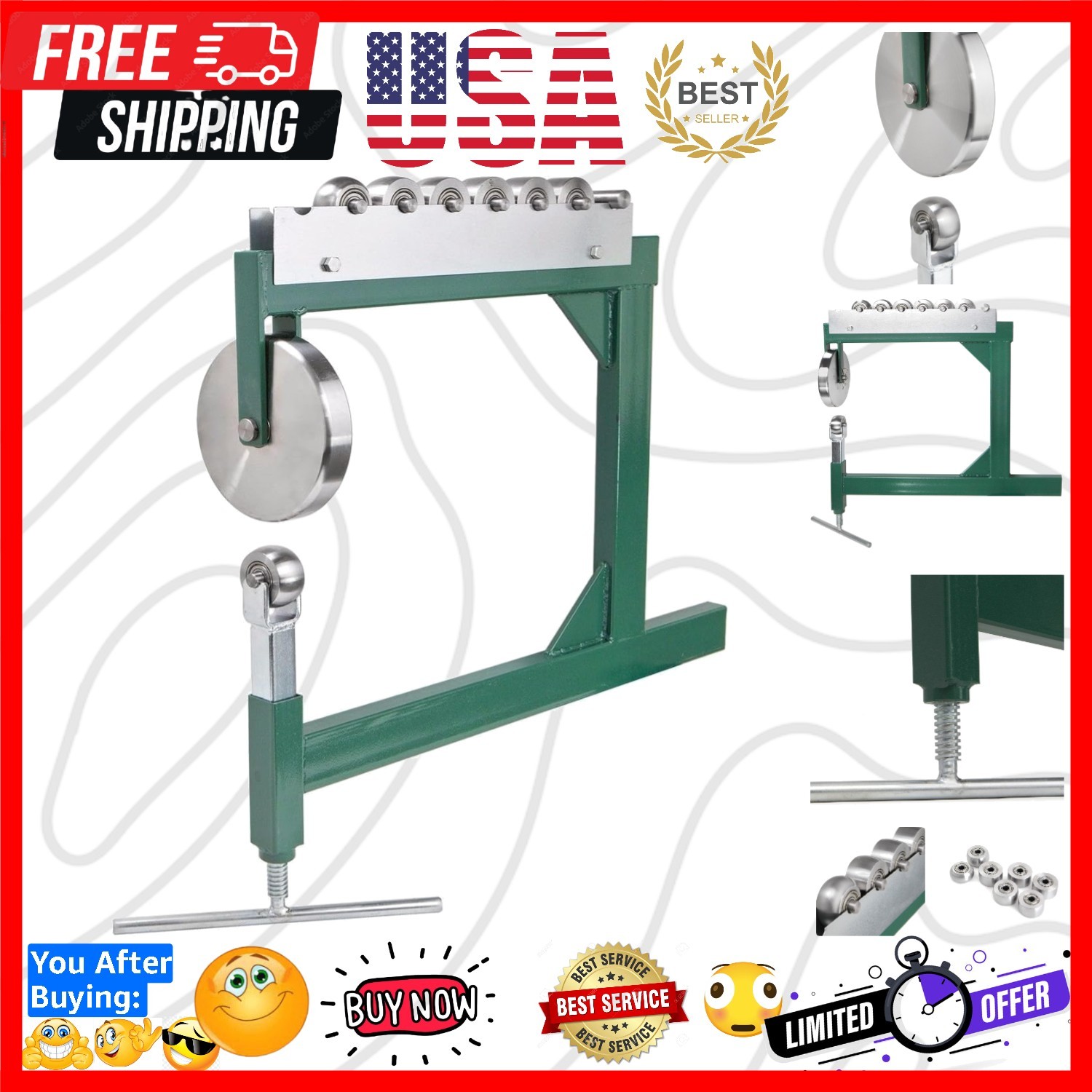 Shaping Sharper Benchtop Fabrication Workbench English Wheel Sturdy Sheet Met…