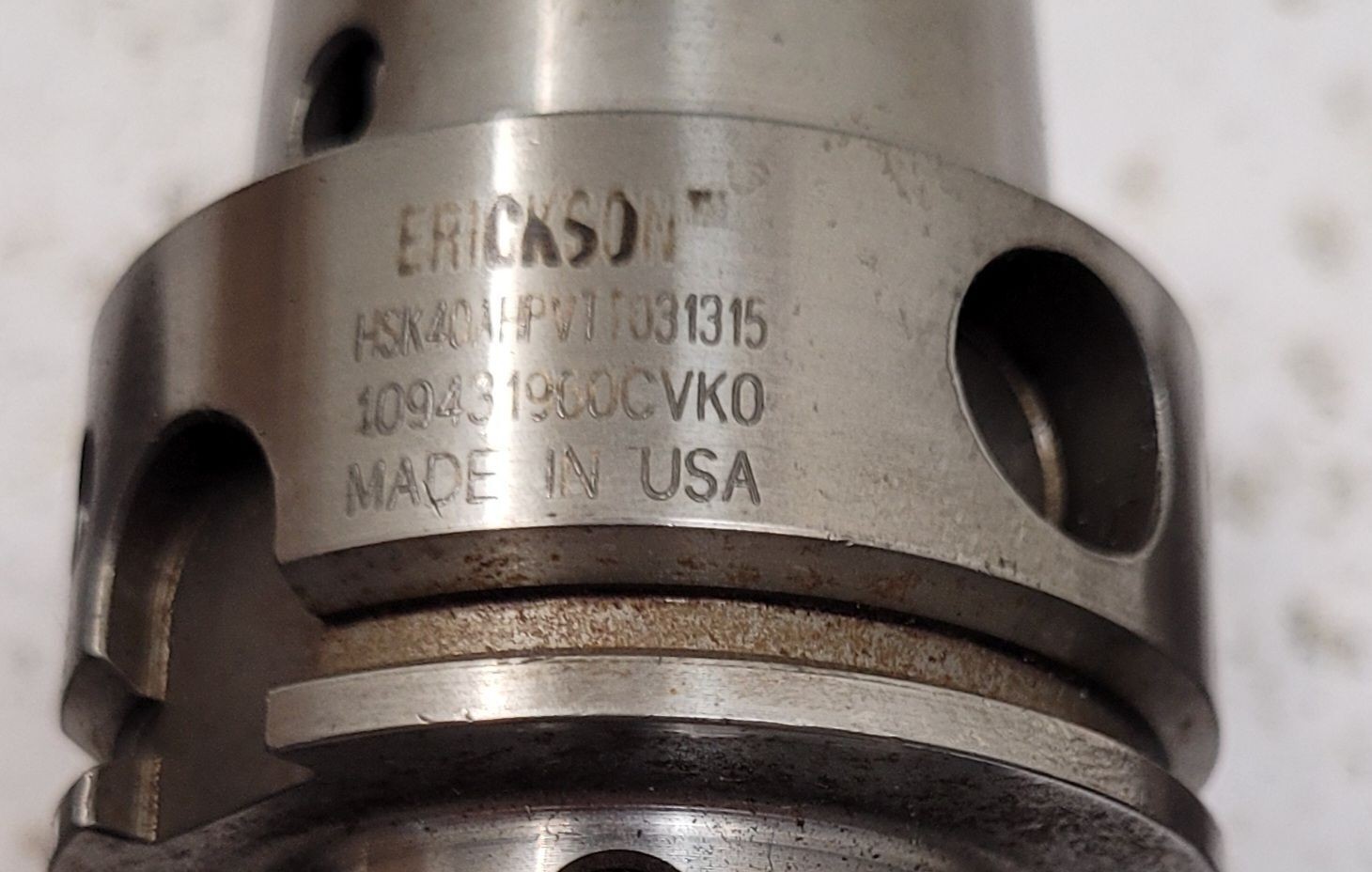 Erickson HSK40 HPVTT031315 Shrink Fit Chuck – 8mm – Set of 4