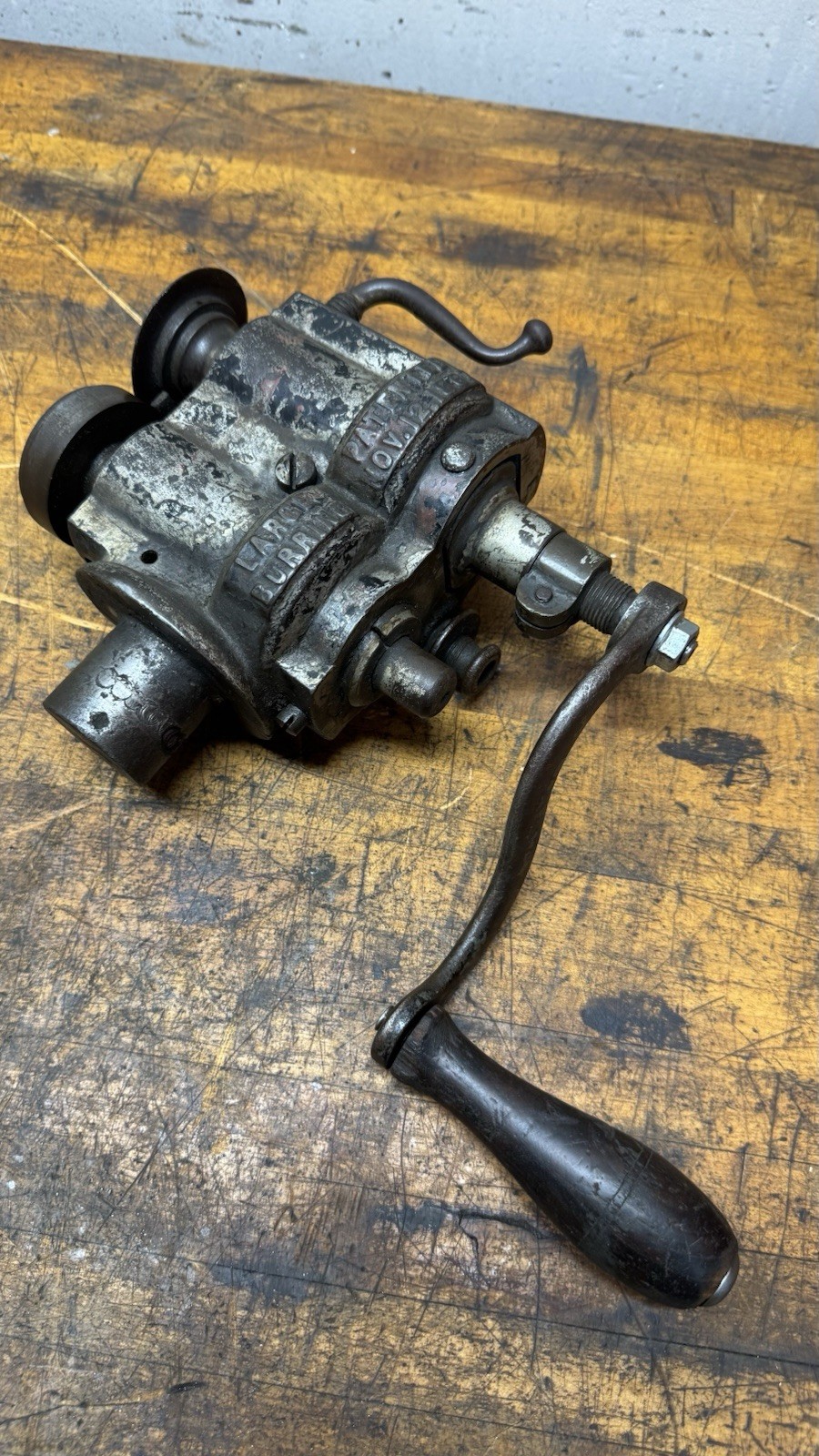 Pexto Niagara Bead Roller Machine Hand Crank Sheet Metal Fabrication