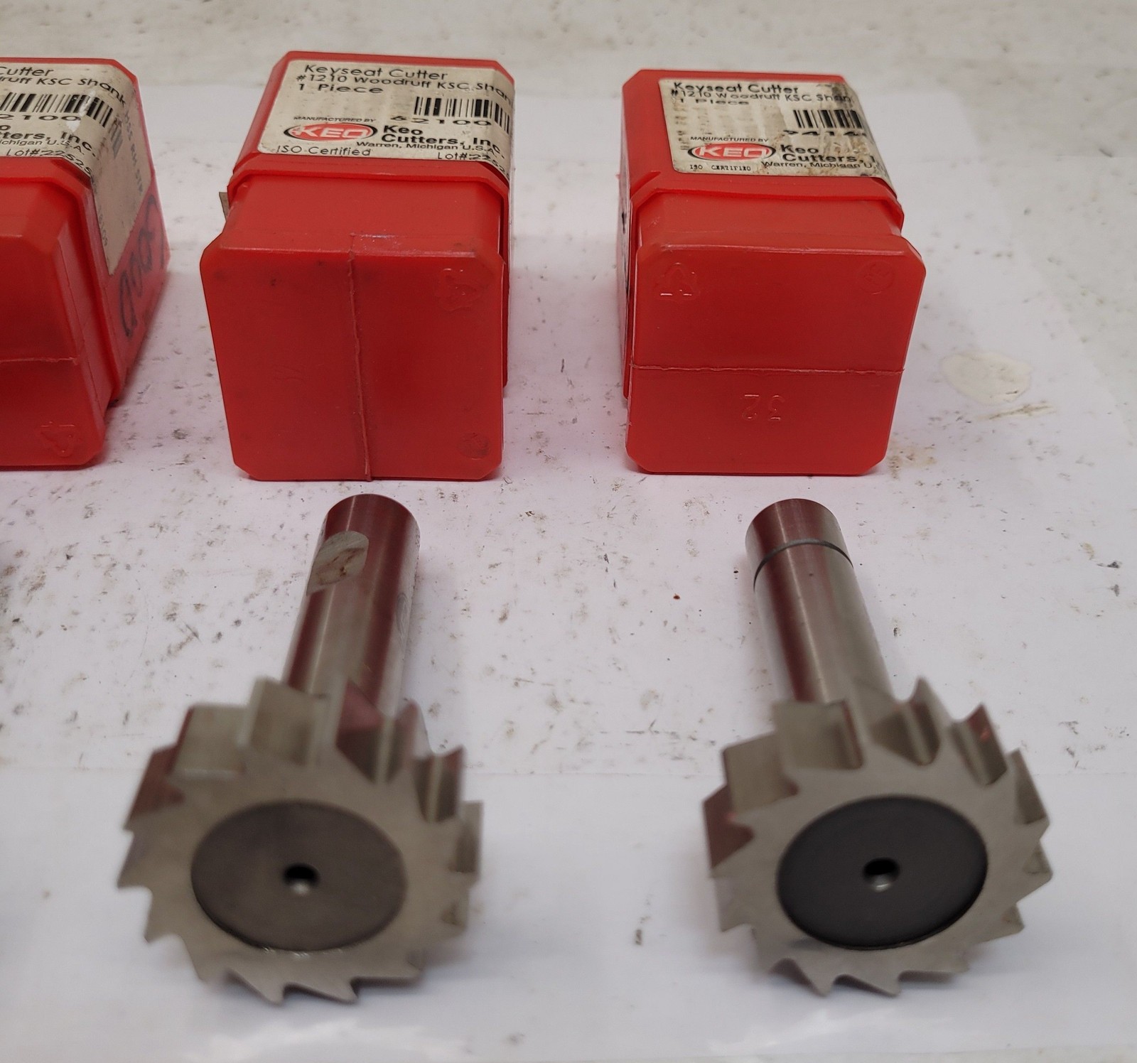 KEO Woodruff Keyseat Cutter 94160 #1210 – Lot of 4