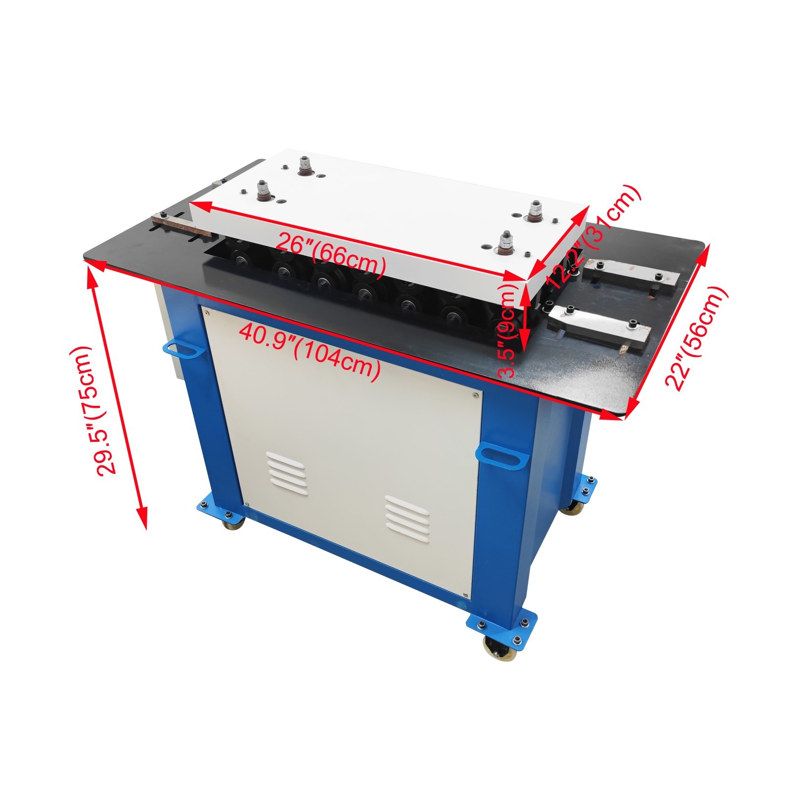 Heavy Duty 220V Seam Lock Roll Forming Machine Electric Sheet Metal Seamer