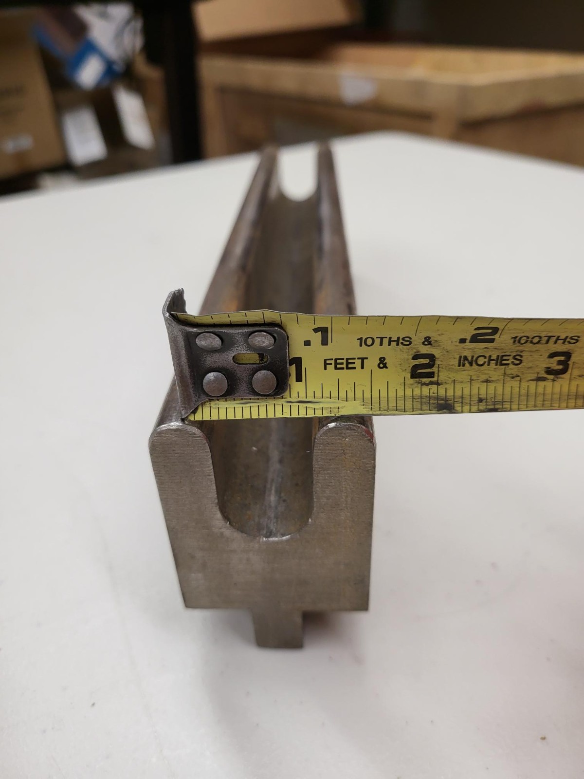 Press Brake Tooling U Shaped Die 11″ Long 1″ Opening U – Free Shipping