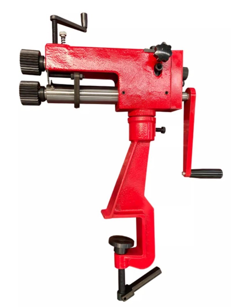 Manual Plate Winder Bead Bender Folding Machine Rotary Arc Forming Crimping RM08