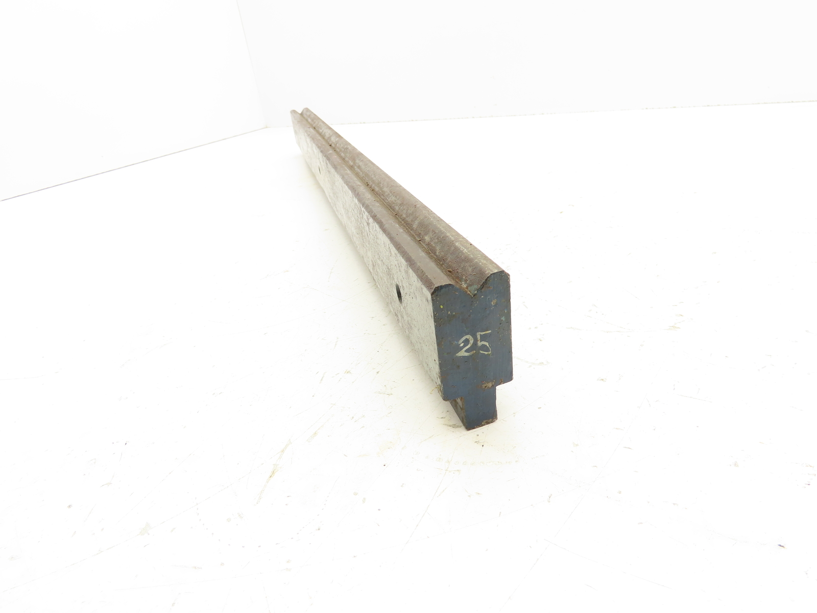 Press Brake Die 25″ Long 90° V 1/2″ Tang 1-1/16″ W 1-3/4″ H 7/16×1/4″ V
