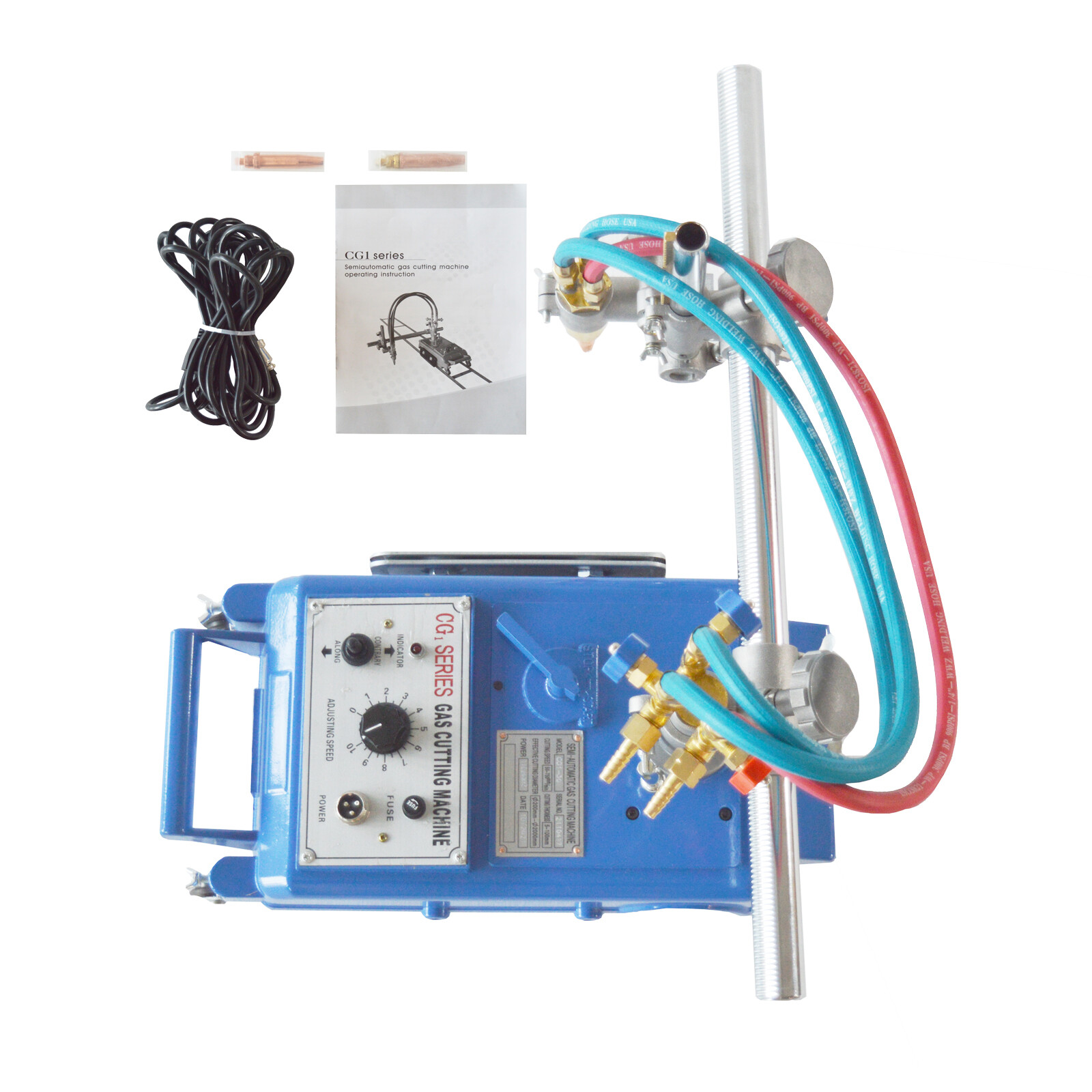 CG1-30 Track Torch Flame Gas Cutting Machine 110V Torch Track Burner + 6ft Track