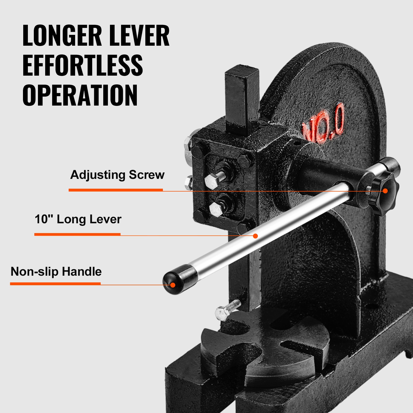 Uimoso Arbor Press 0.5 Ton Manual Desktop Press Lever Mountable Bearing