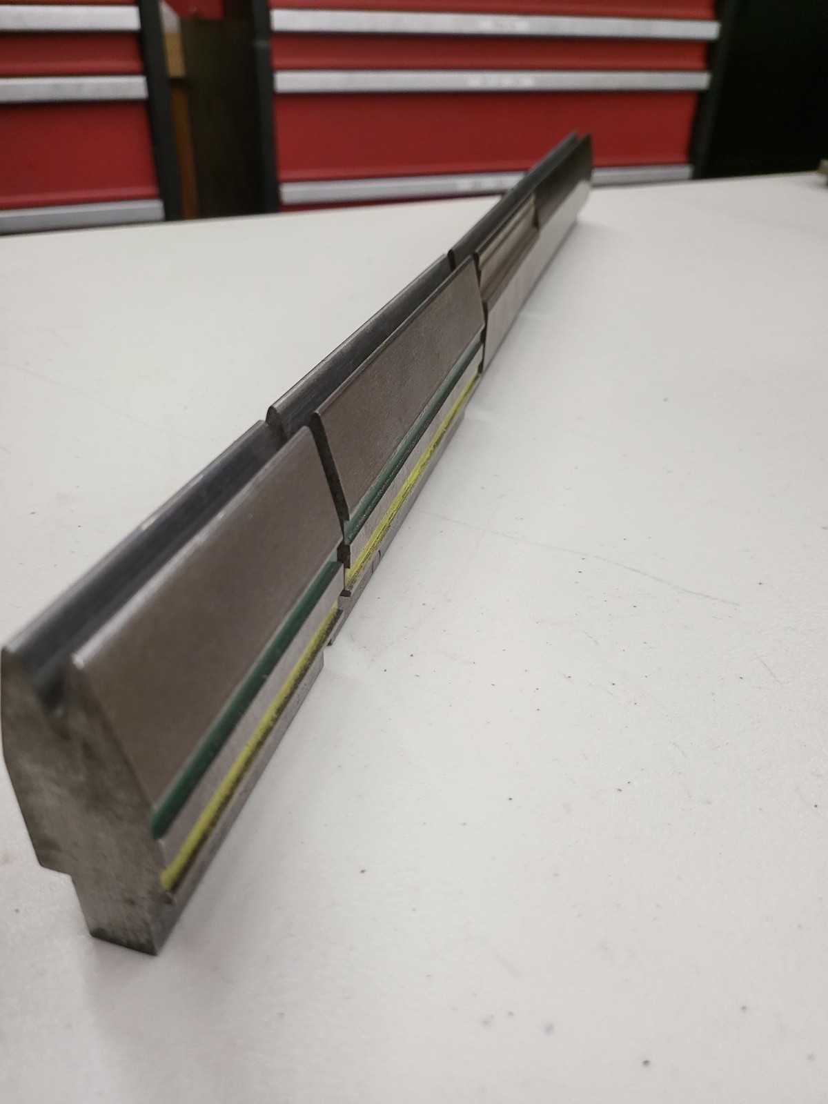 Press Brake Tooling Acute V Die 3/8″ Open at 23″ Long section SEE NOTES BTB2