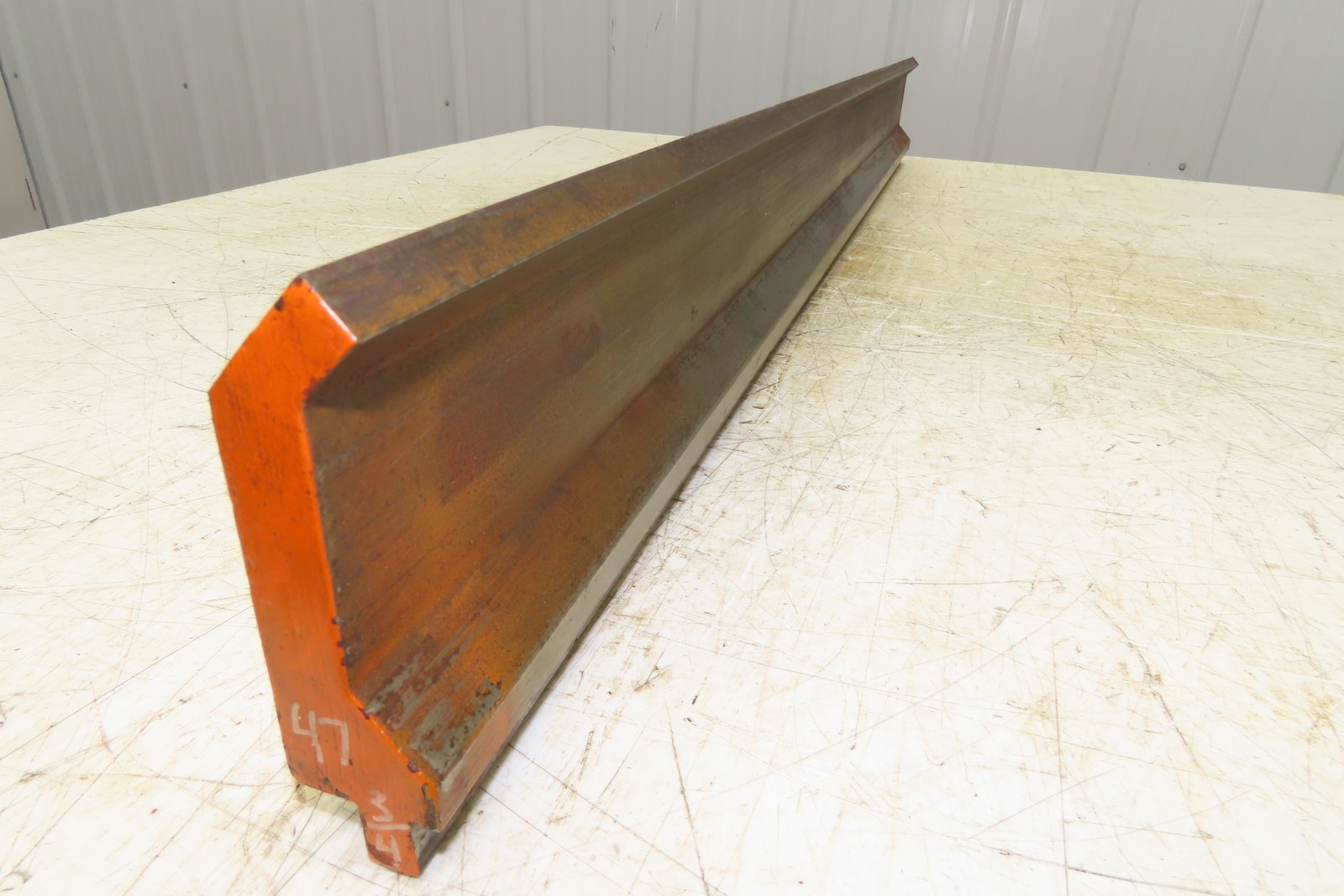Press Brake Gooseneck Punch Die 42-3/4″ Long 90° V 1/2″ Finger 4-1/4″ H