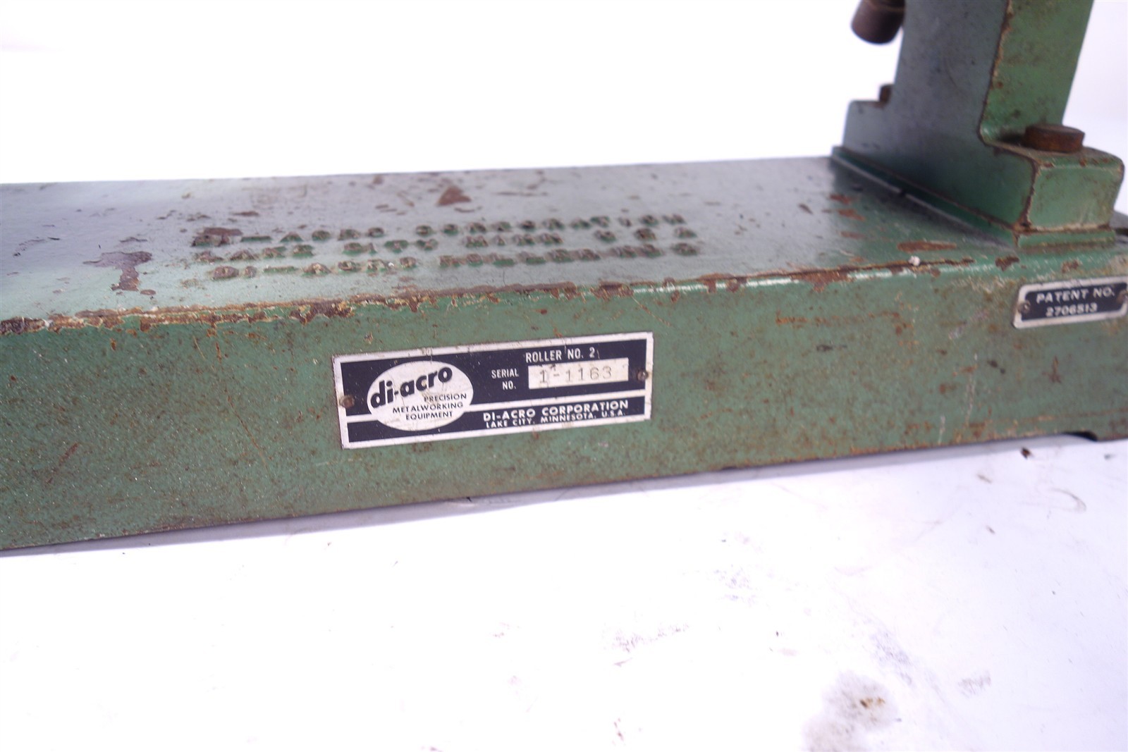 Di-Acro No. 2 Roller 12” Sheet Metal Slip Roller