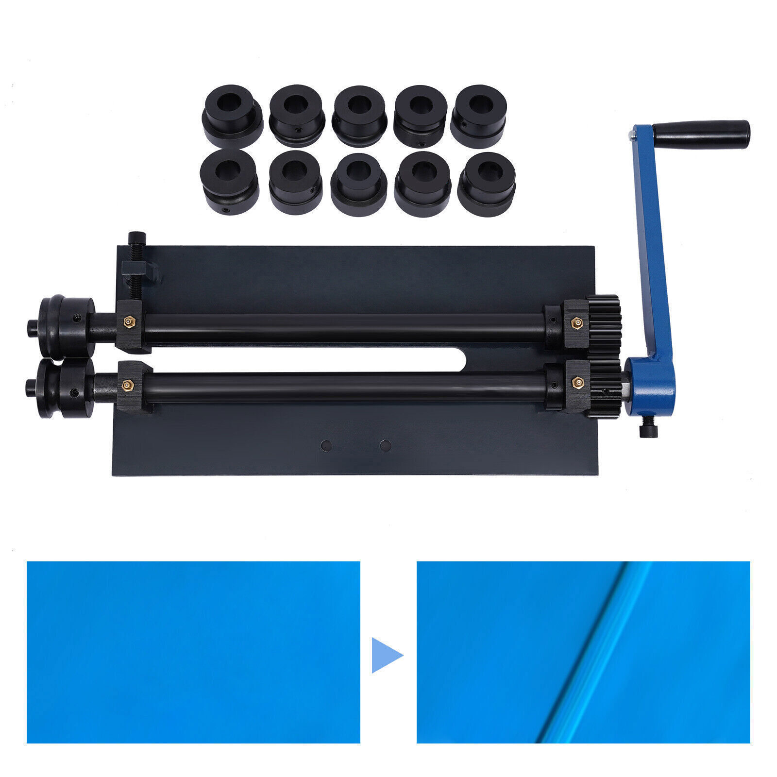 Manual Bead Roller Heavy Duty Sheet Metal Bead Roller Tool Steel Bending Machine