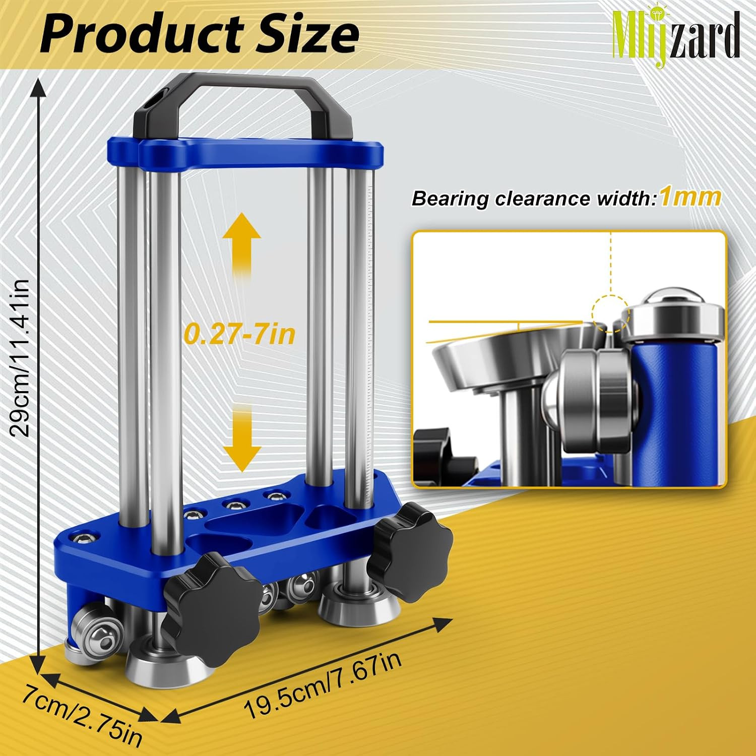 2 Station Sheet Metal Bender Tool | Adjustable 0.27″-7″ Width, 0.1-1.0Mm Thickne