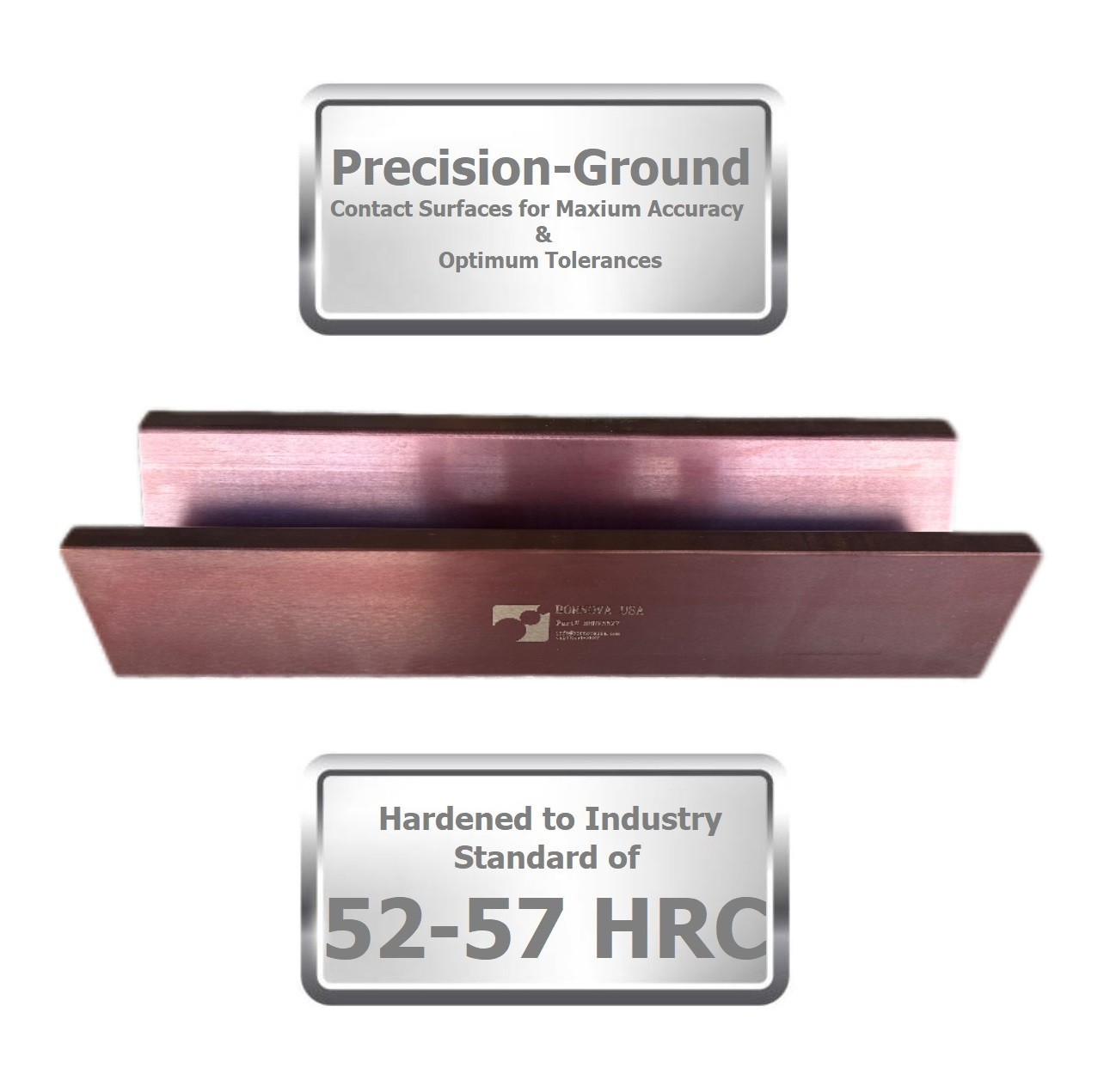 NEW Press Brake Die, 3″ V Opening, 16.33″ Length, 60 Degree, Protective Coated