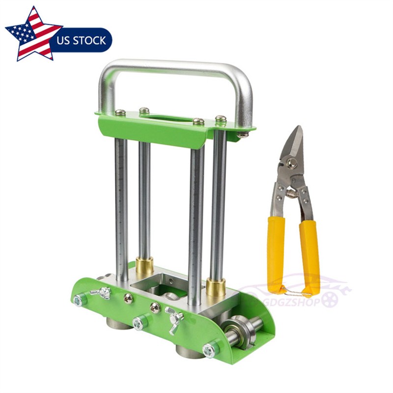 Hand Sheet Metal Edge Roller Bender Roofing Tool & Snip for Making Folding Edges