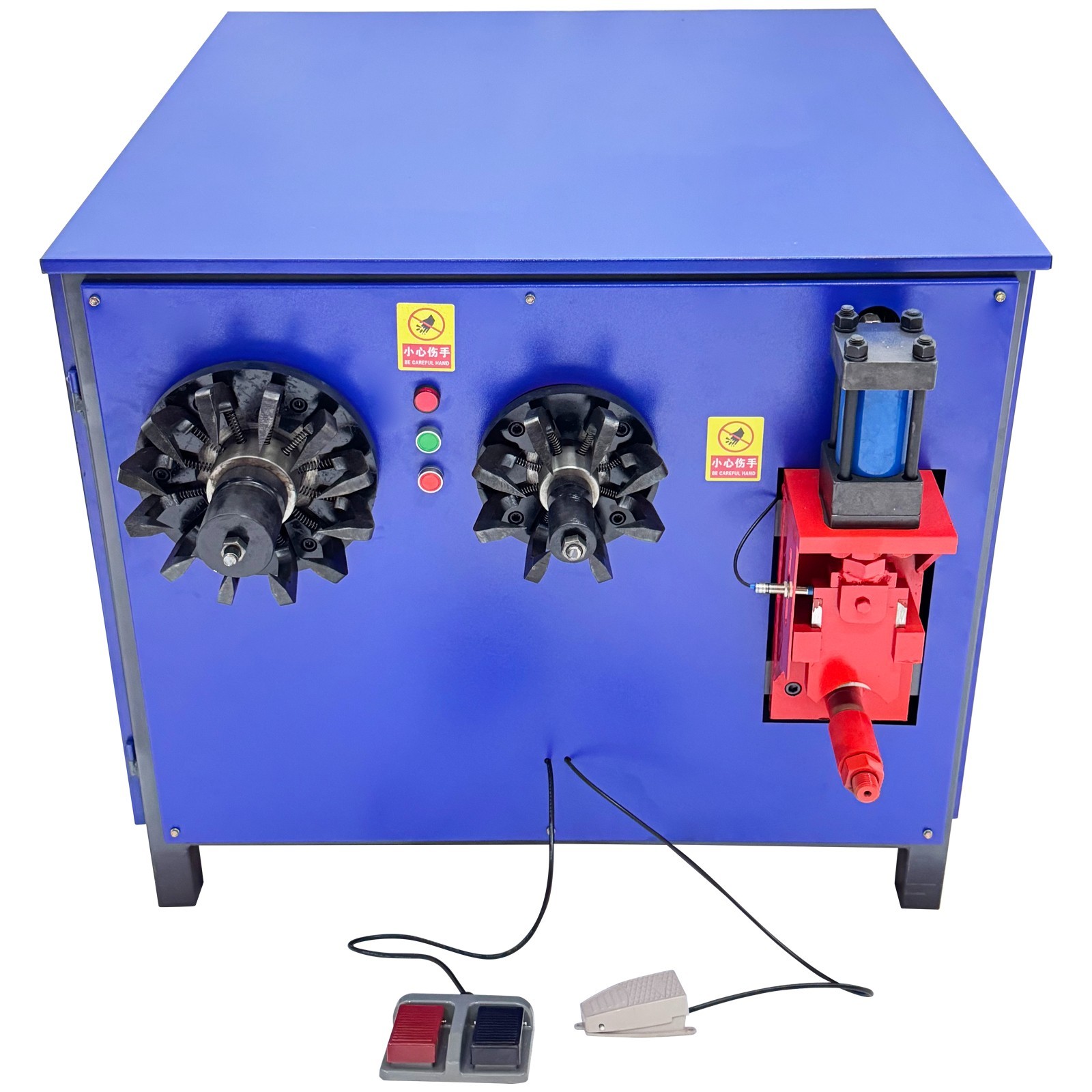 Dual-Head Hydraulic Motor Stator Copper Puller 220V Heavy Duty Recycling Machine