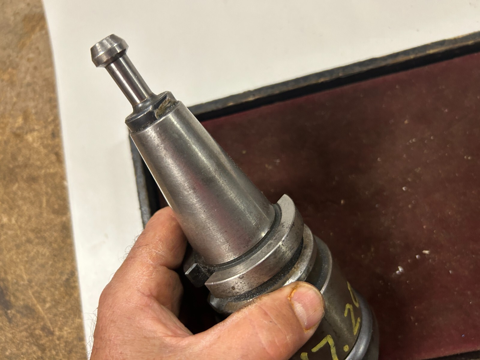 MACHINIST JwCb TOOLS LATHE MILL BT ? 40 Holder with Indexable Shell Mill