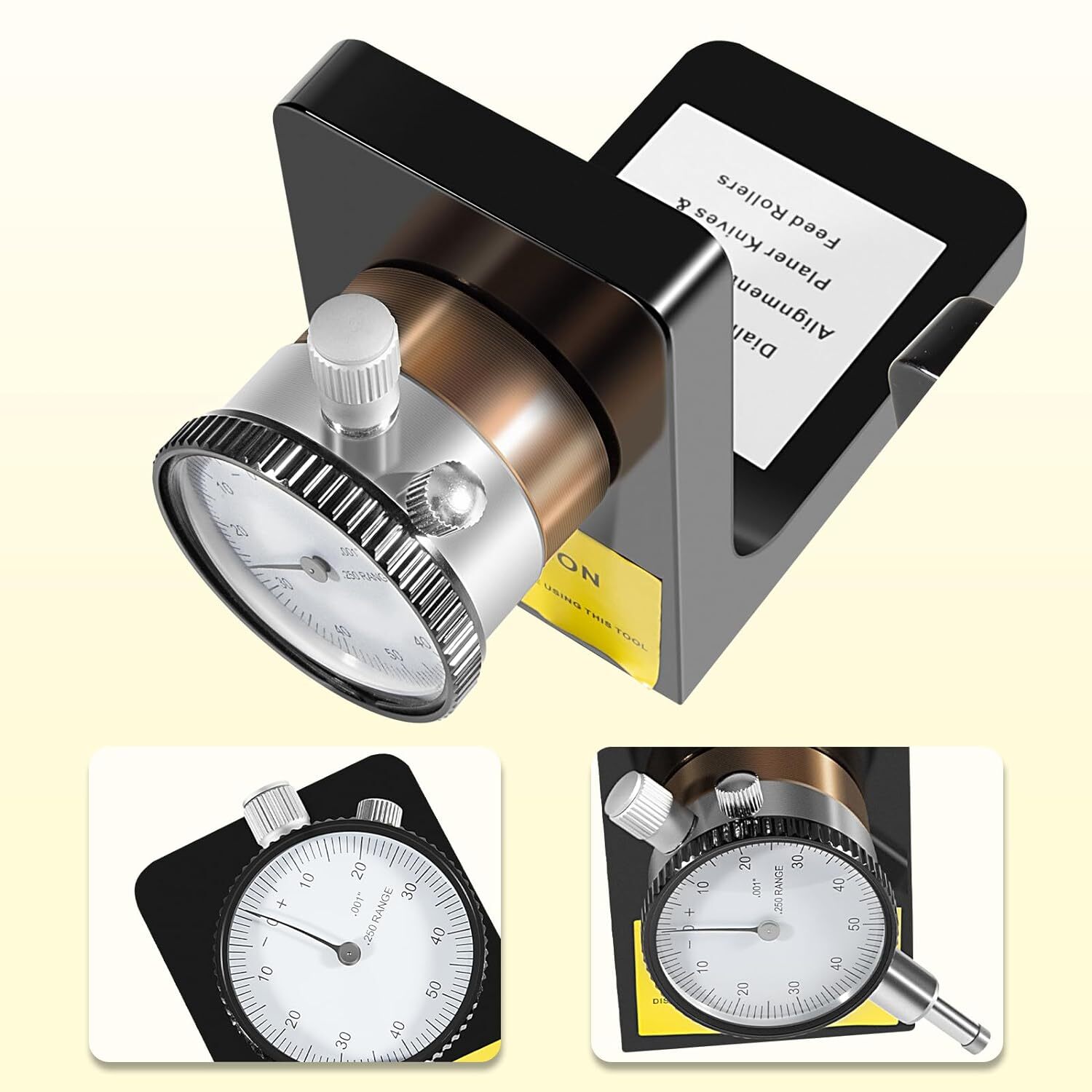 W1218A for Planers Dial Indicator 360 Degree Durable Powerful Magnetic Base