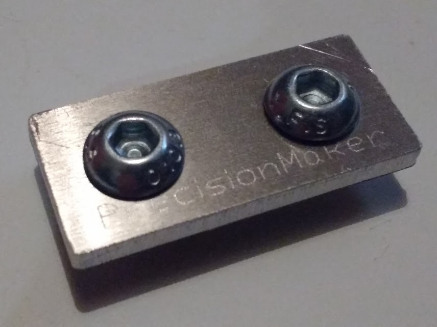 2020 Aluminium Short Bracket, Slot 6 Profile 20mm – 3D Printer CNC, 2 Hole Plate