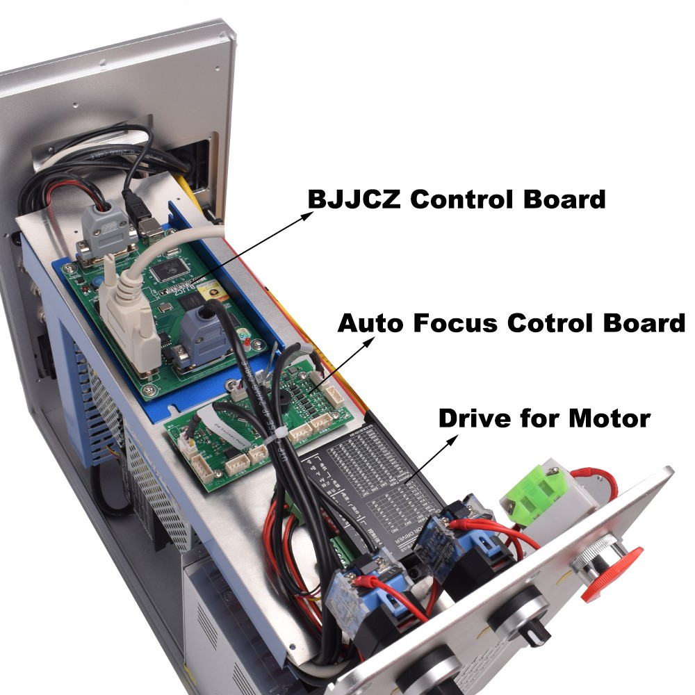 US Stock JPT M7 MOPA 100W Auto Focus 1064nm Laser Marking Machine Metal Engraver