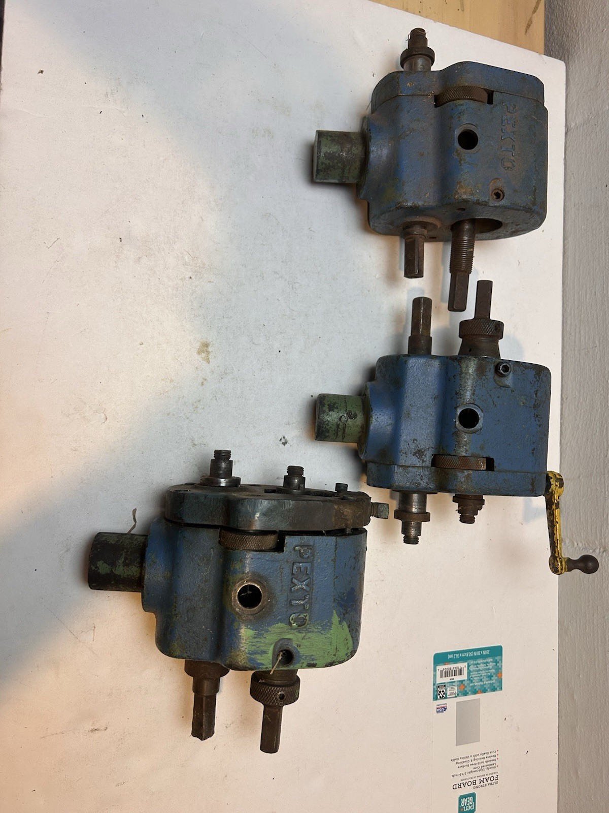 Vintage Pexto # 544 Rotary Bead Roller Beader PARTS ONLY LOT OF 3