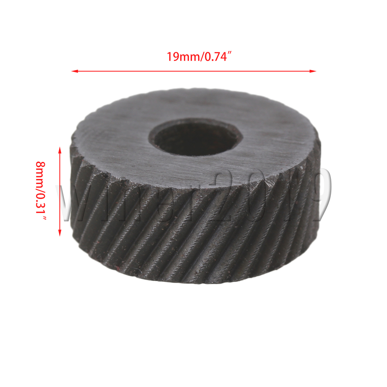 2PCS Diagonal Coarse Knurling Wheel for Iron Aluminum Stainless Steel