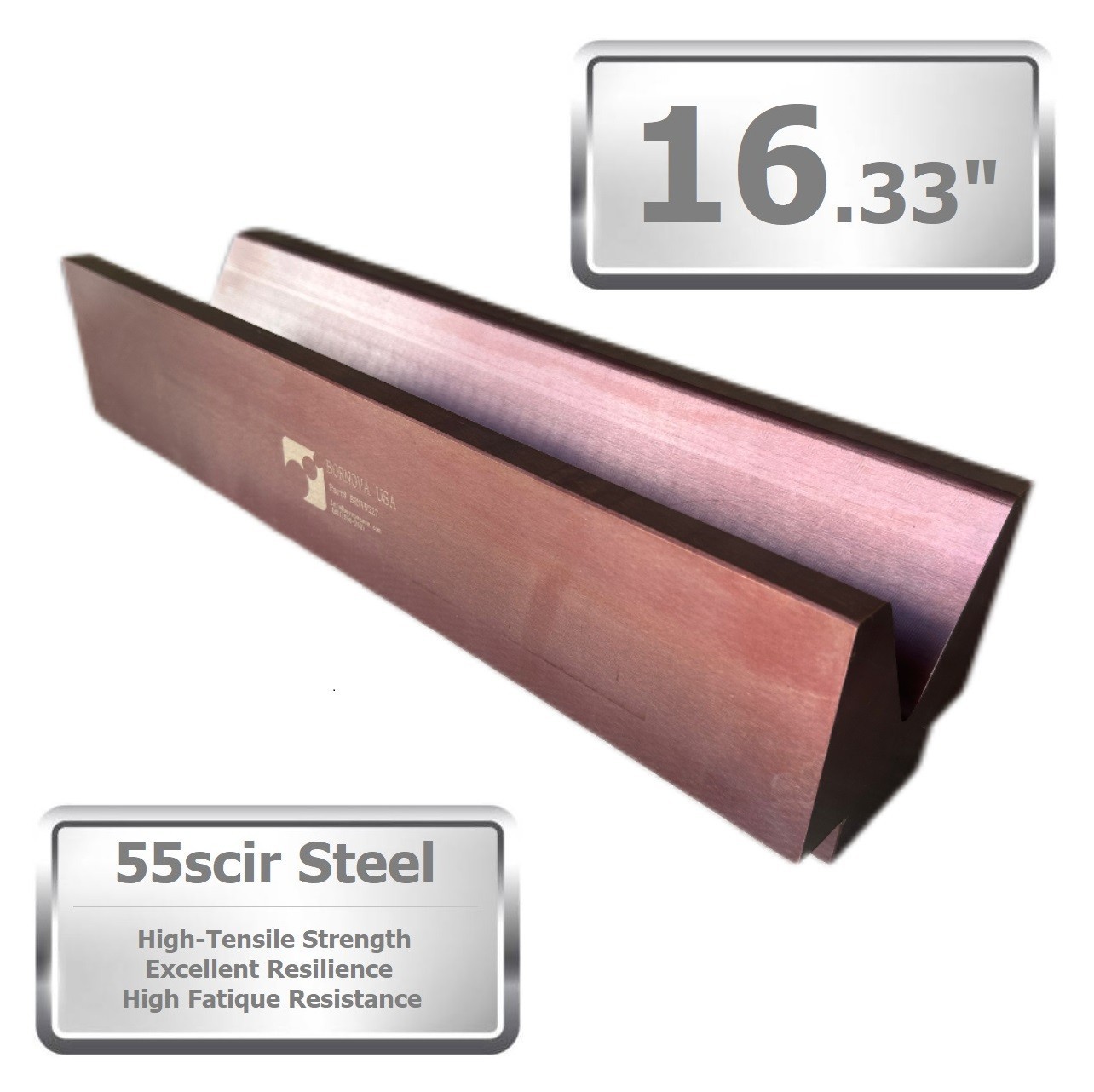NEW Press Brake Die, 3″ V Opening, 16.33″ Length, 60 Degree, Protective Coated