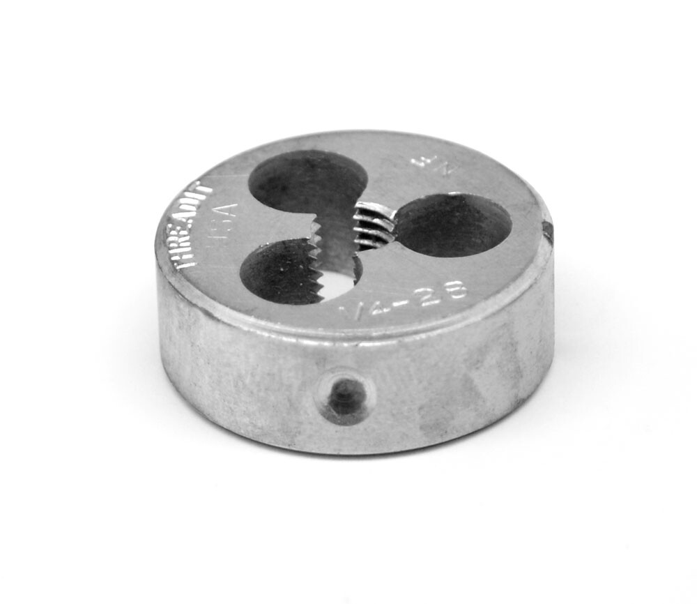 American Made Round Die, Carbon Steel, 12-24, NOS