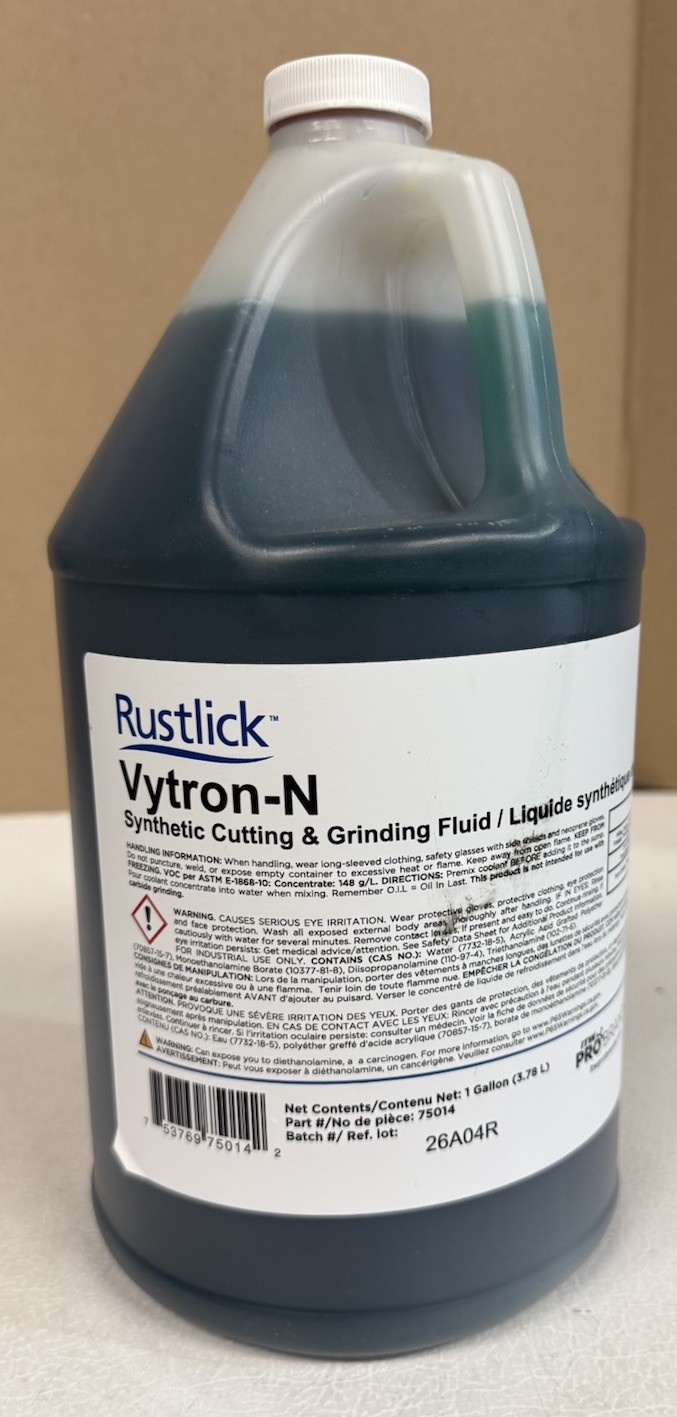 Rustlick 75014 1 Gallon Vytron-N Synthetic Coolant Cutting & Grinding Fluid