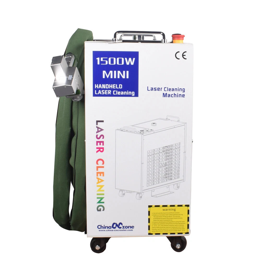 1500W AU Fiber Laser Cleaning Machine For Metal Oil Rust Paint Remover Cleaners