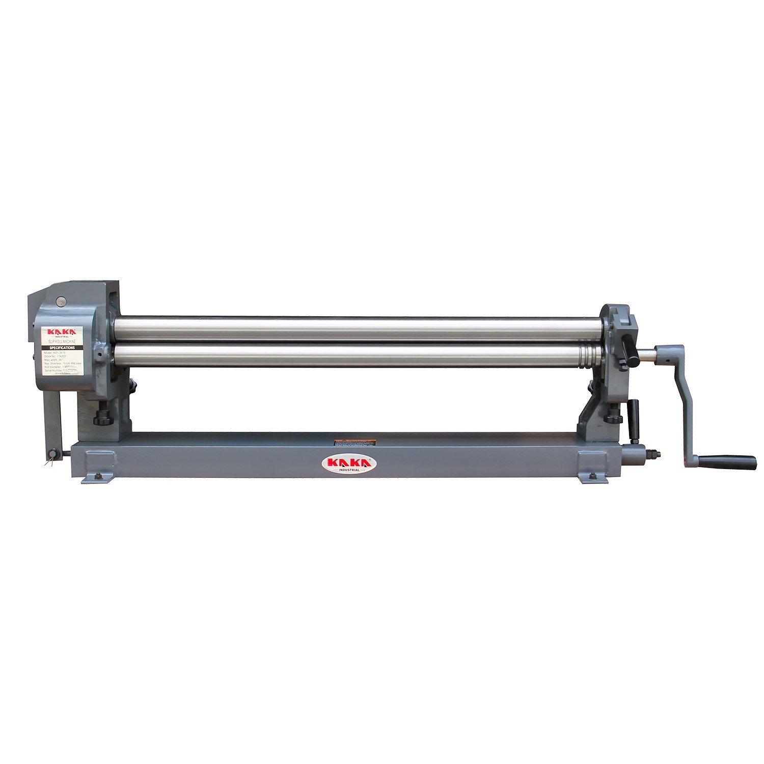 Manual Slip Roll Machine, 36Inch Width 16 Gauge Thick Steel Capacity W01-3616