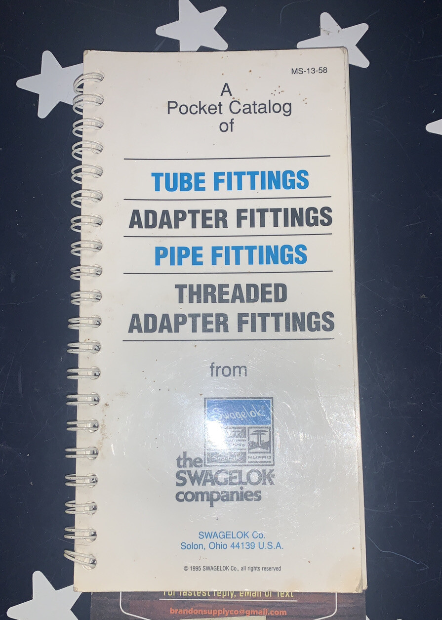 Swagelok A Pocket Catalog of Tube Adapter Pipe Fittings – The Swagelok Companies
