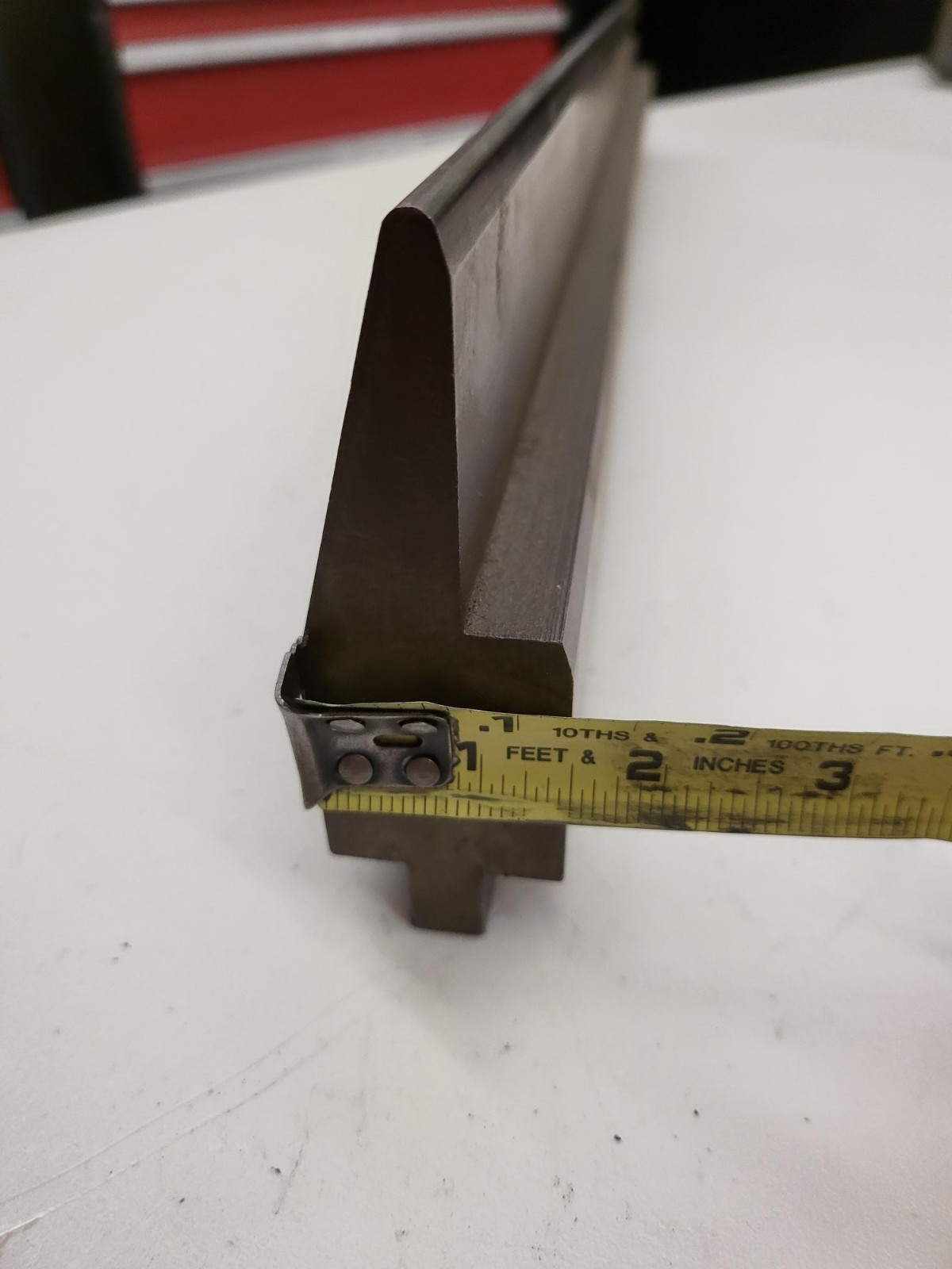 Press Brake Aircraft Forming Punch 29.75″ Long X 1/8″ Radius (SEE NOTES!!!)