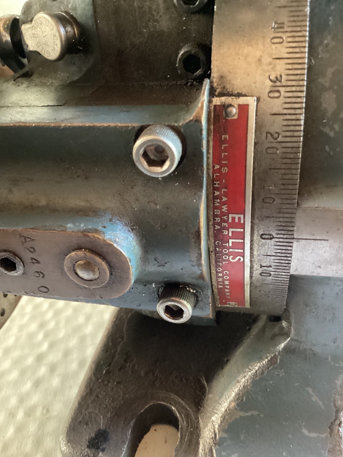 Ellis Lawyer Tool Company Dividing Indexing Head Indexer USA