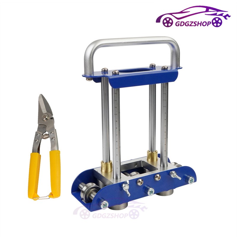 Hand Sheet Metal Edge Roller Bender Roofing Tool & Snip for Making Folding Edges
