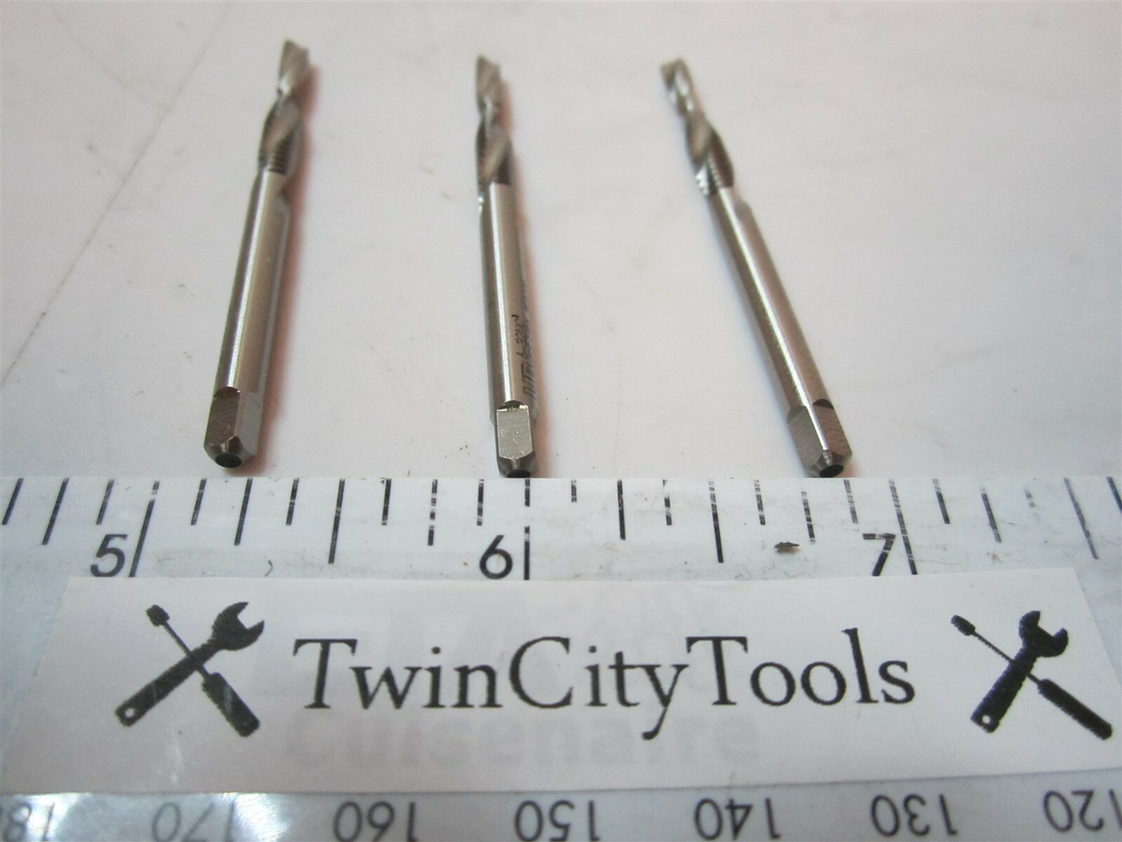 (3) Union Butterfield 1110030 Combination Drill & Taps Size #6-32, Class 2B