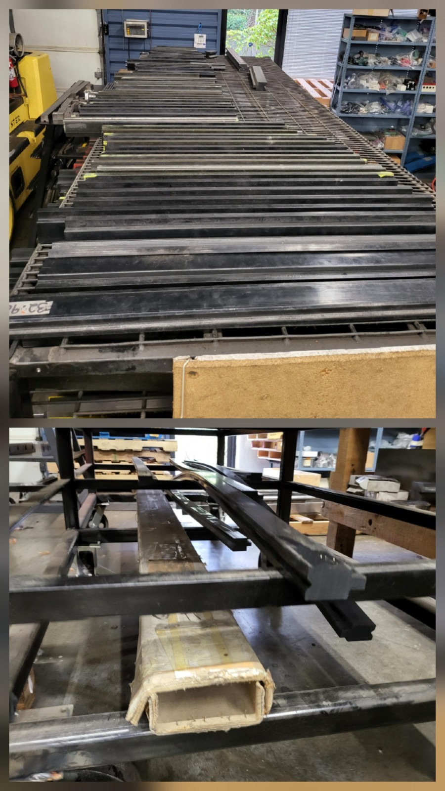 Heavy Duty Press Brake Tooling Rack and TONS of Offset Punches Dies and more!!!!