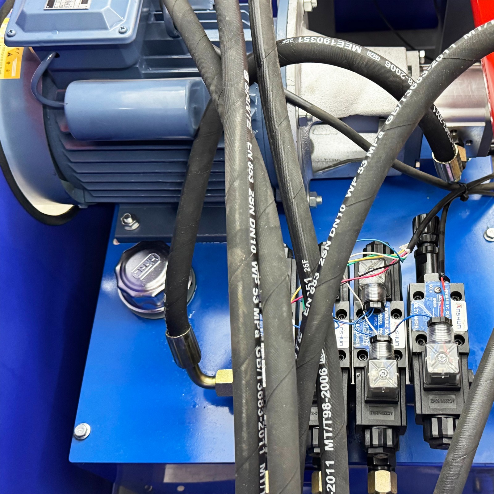 220V 1PH Hydraulic Motor Disassembly Machine Motor Copper Wires Recycle Machine
