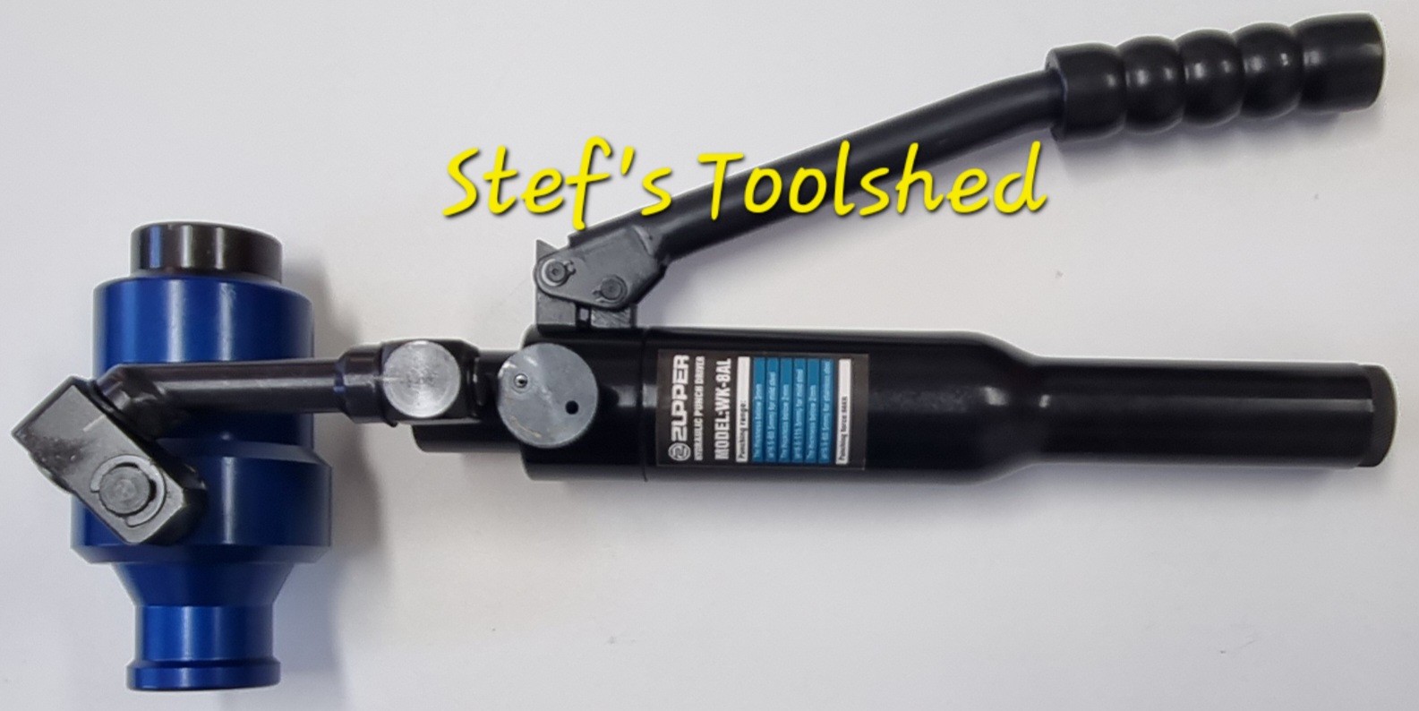 ZUPPER Tradesman/Industrial Quality WK-8AL Hydraulic Hole/Knockout Punch