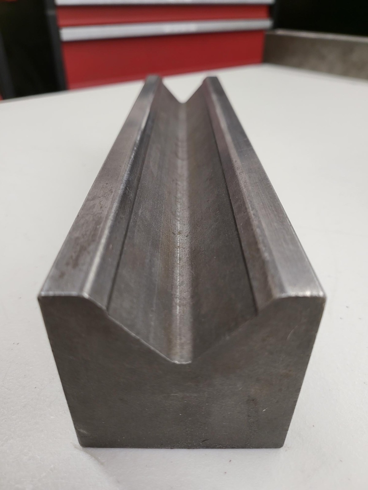 Press Brake Tooling Large 1.25″ V Die @ 11″ Long Free Shipping Sanson NW