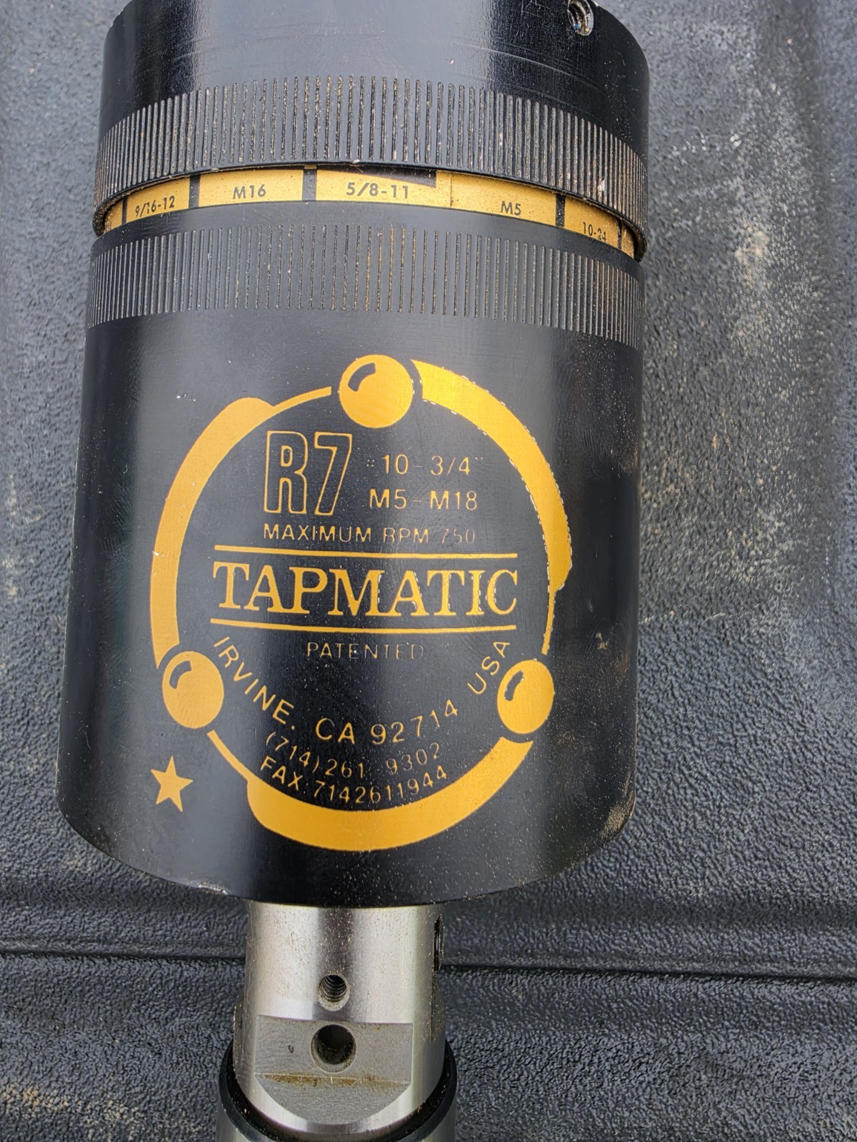 Tapmatic R7 #10-3/4 Tapping Head For Parts Only