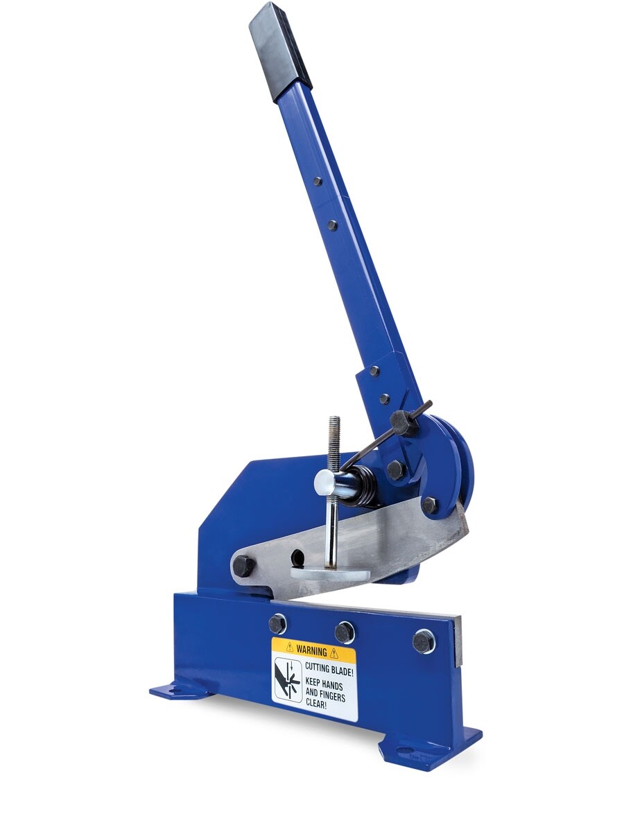 Eastwood 8″ Throatless Bench Shear Cutter Solid Steel for Perfect Straight Lines